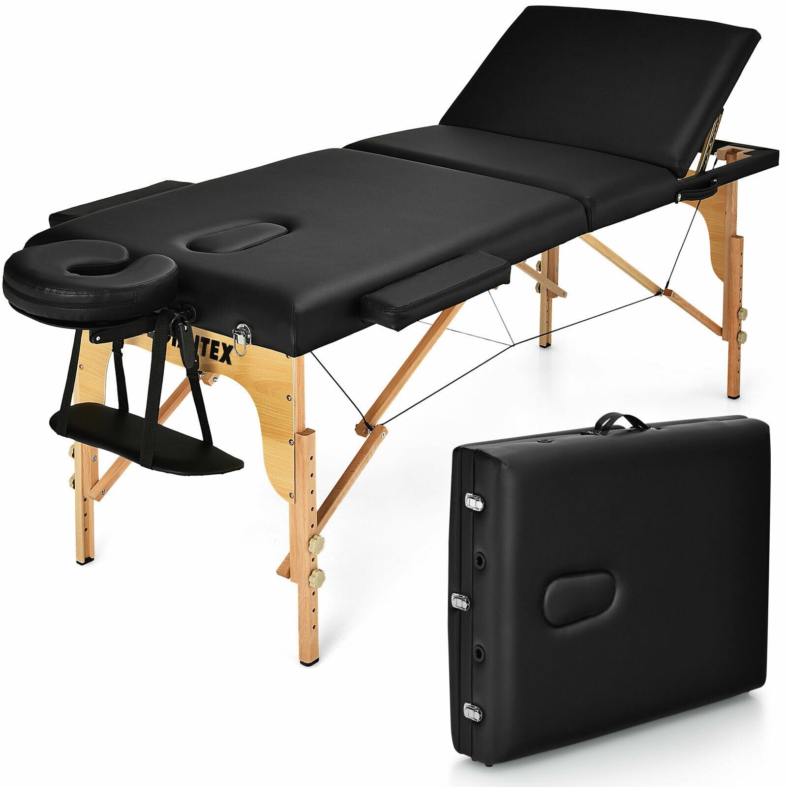 3 Fold Adjustable and Portable Massage Table