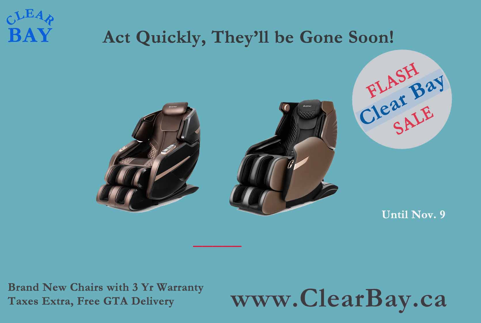 Flash Sale at Clear Bay